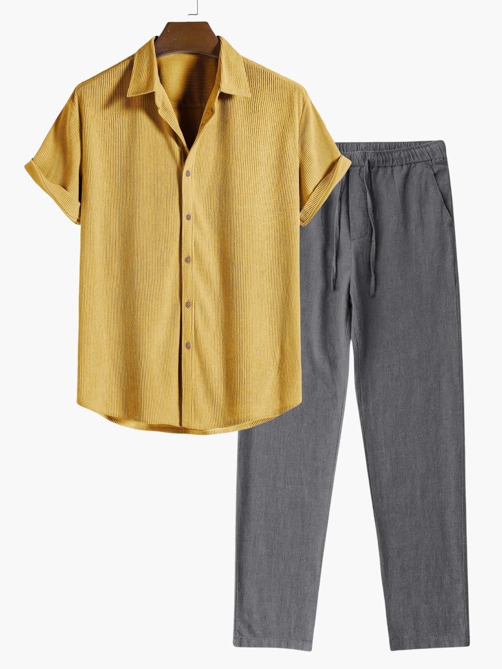 Ensemble homme chemise col classique