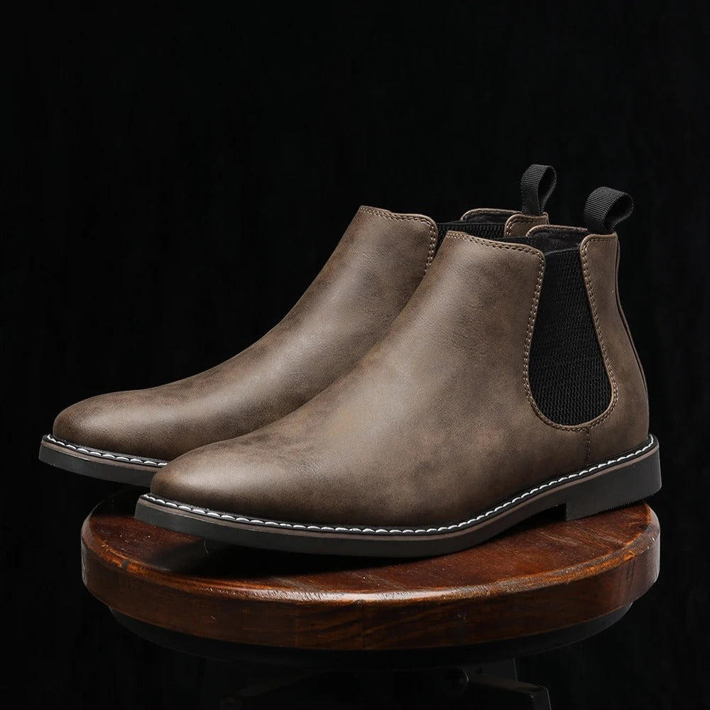 Bottes Chelsea homme lisses