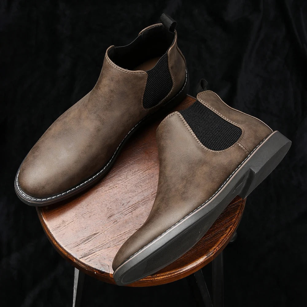 Bottes Chelsea homme lisses