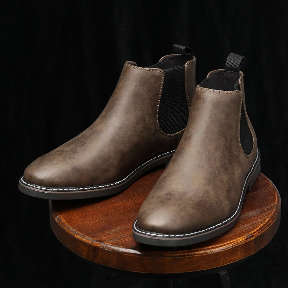 Bottes Chelsea homme lisses