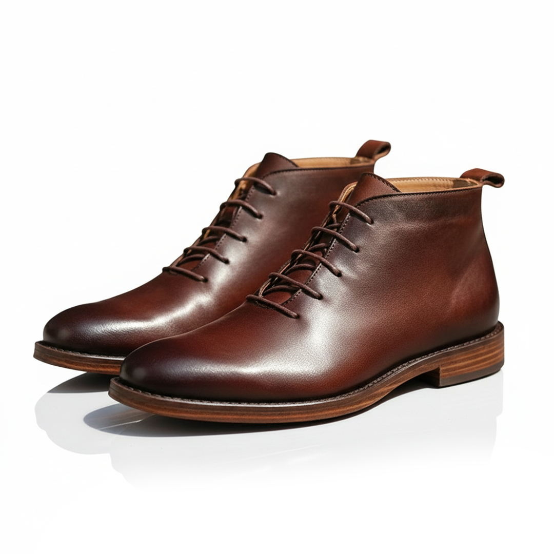 Bottes homme à lacets