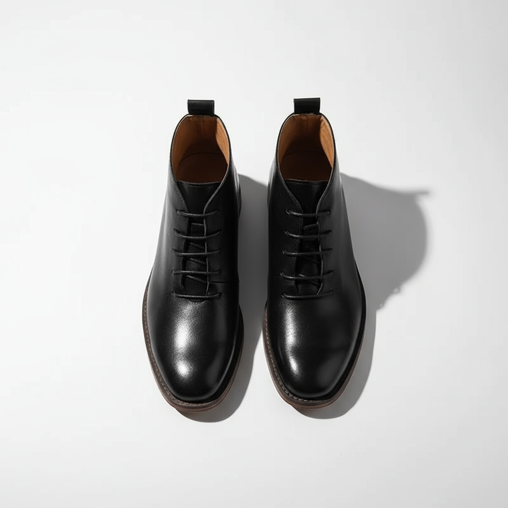 Bottes homme à lacets