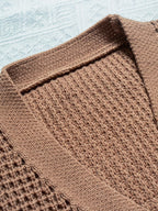 Gilet en Maille Gaufrée pour Homme