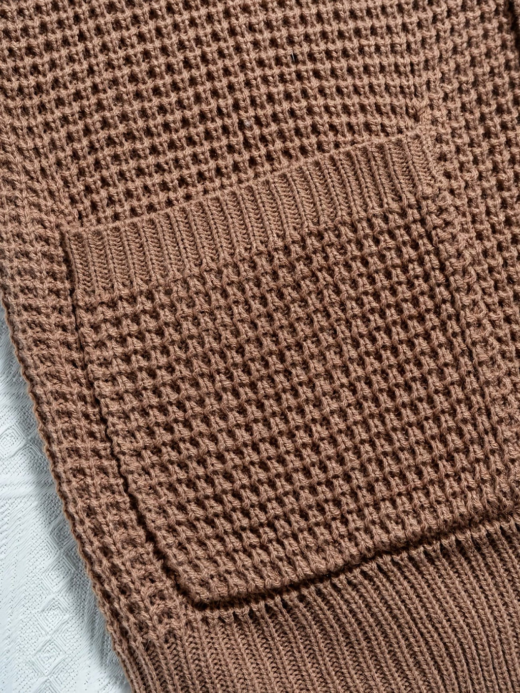 Gilet en Maille Gaufrée pour Homme
