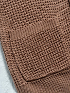 Gilet en Maille Gaufrée pour Homme