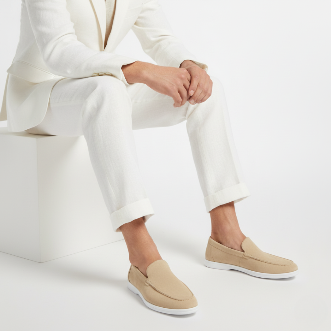 Mocassins homme à semelle contrastante