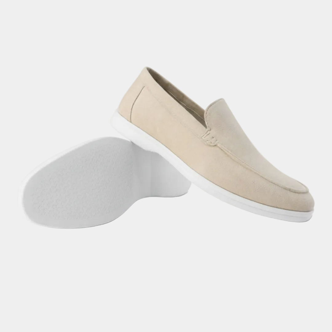 Mocassins homme couture apparente