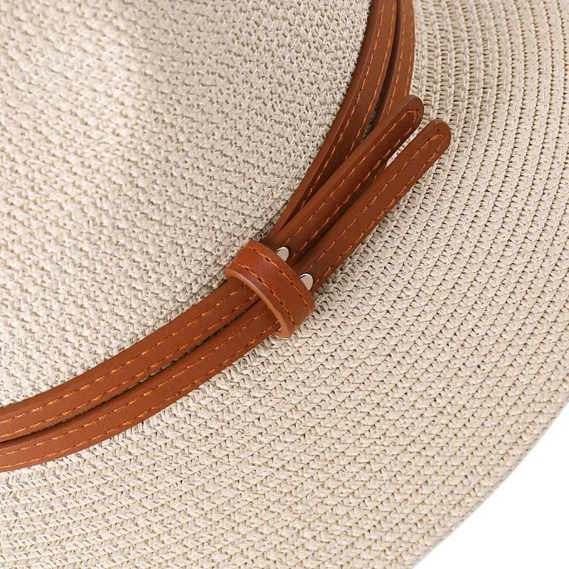 Gautier Vendôme - Chapeau style Panama bord 7 cm 56-60 cm - Beige - vue 8
