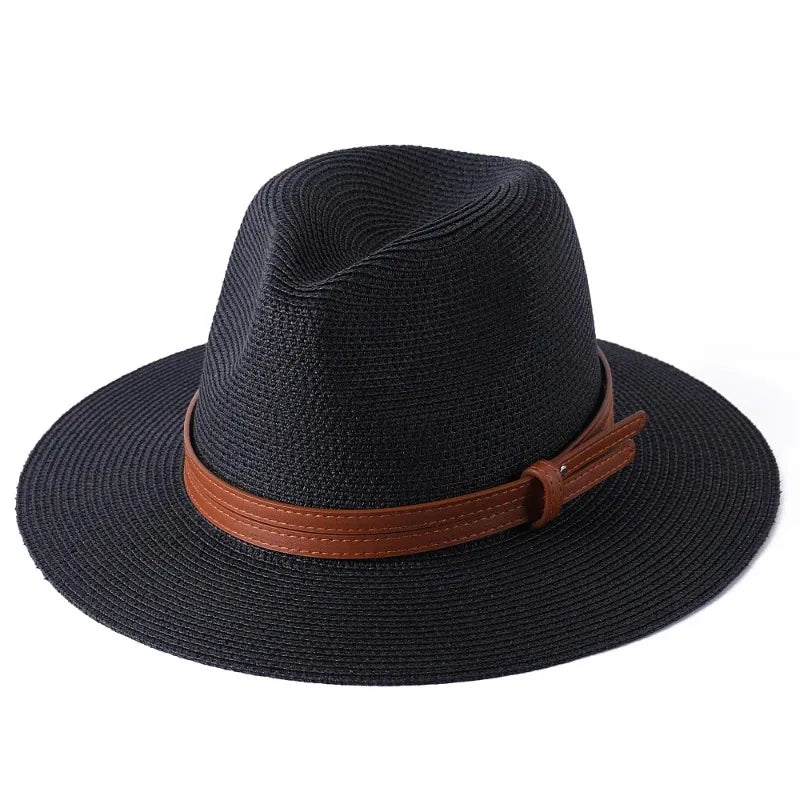 Gautier Vendôme - Chapeau style Panama bord 7 cm 56-60 cm - Bleu - vue 3