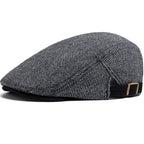 Gautier Vendôme - Béret chevrons réglable homme - Gris et blanc - vue 1