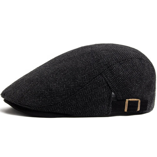 Gautier Vendôme - Béret chevrons réglable homme - Noir - vue 2