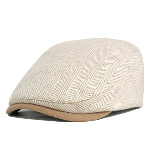 Gautier Vendôme - Béret imprimé homme 55-59 cm - Beige - vue 1