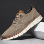 Baskets homme à lacets en maille