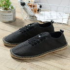 Chaussures homme à lacets tissées