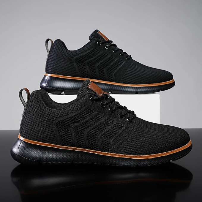 Baskets homme maille ajourée