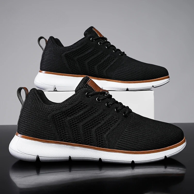 Baskets homme maille ajourée