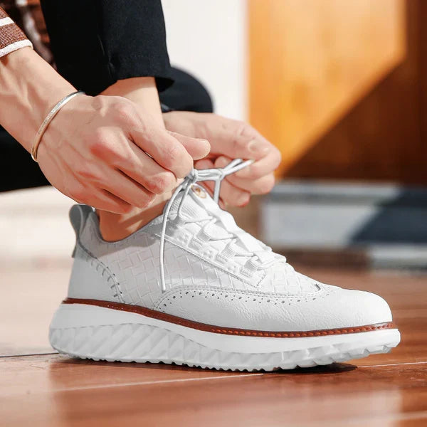 Baskets homme perforées
