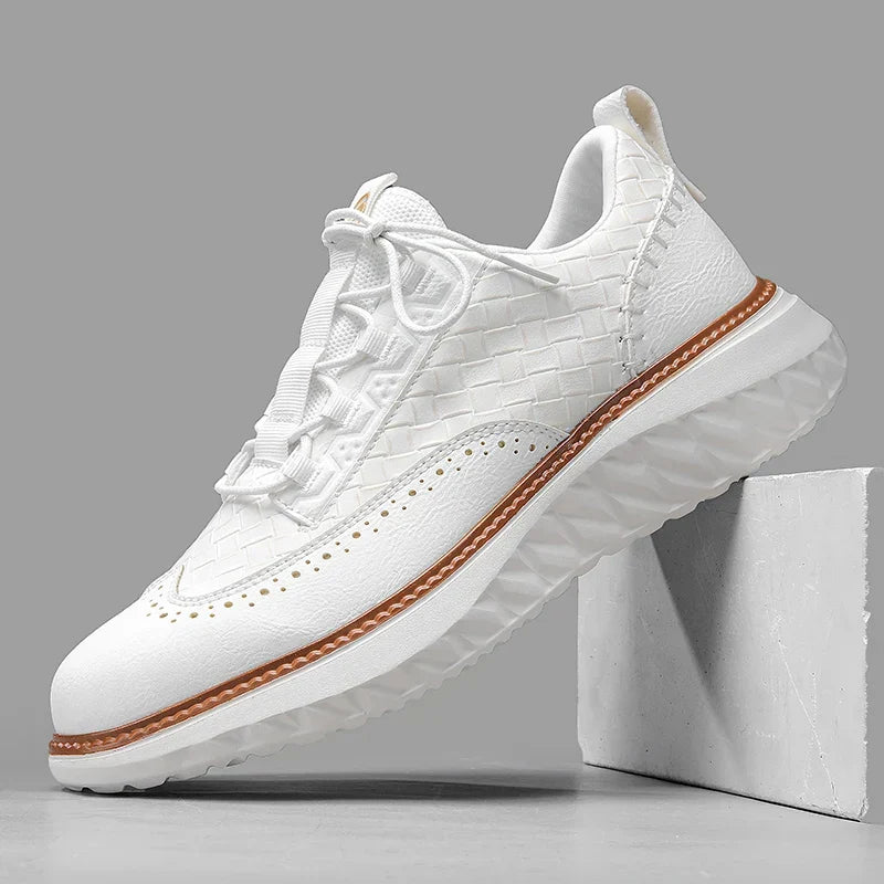 Baskets homme perforées