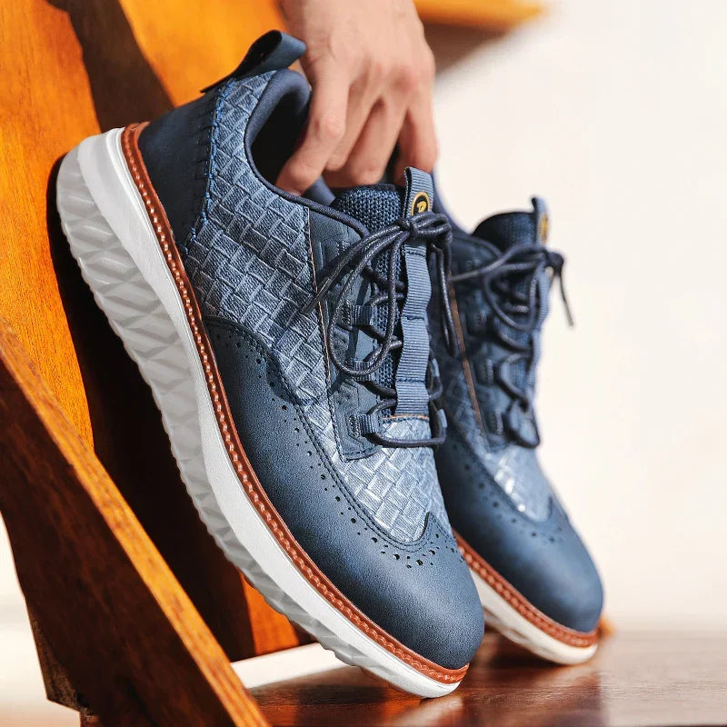 Baskets homme perforées