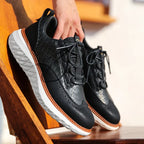 Baskets homme perforées