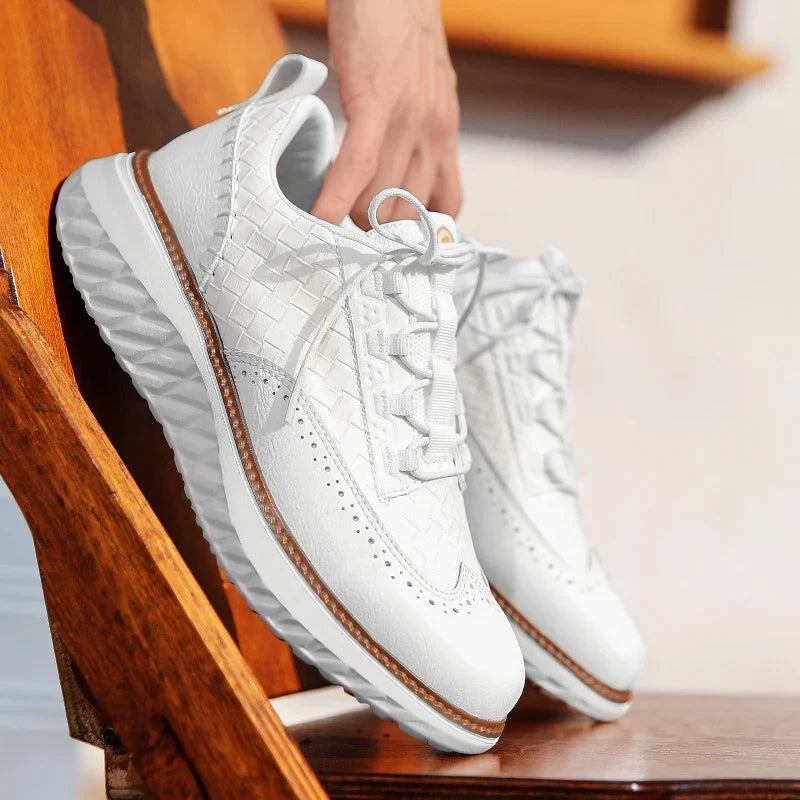 Baskets homme perforées