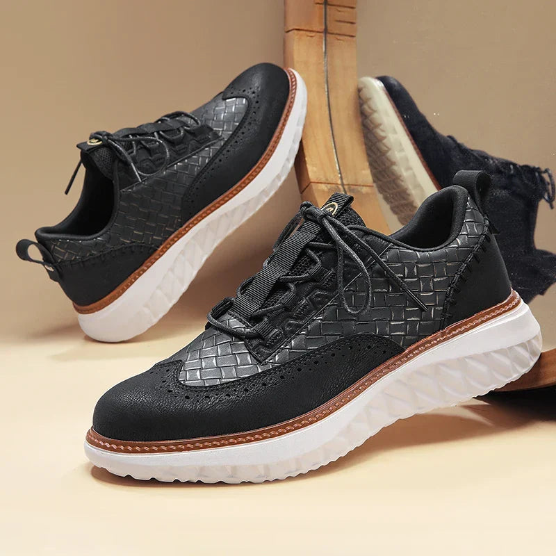 Baskets homme perforées