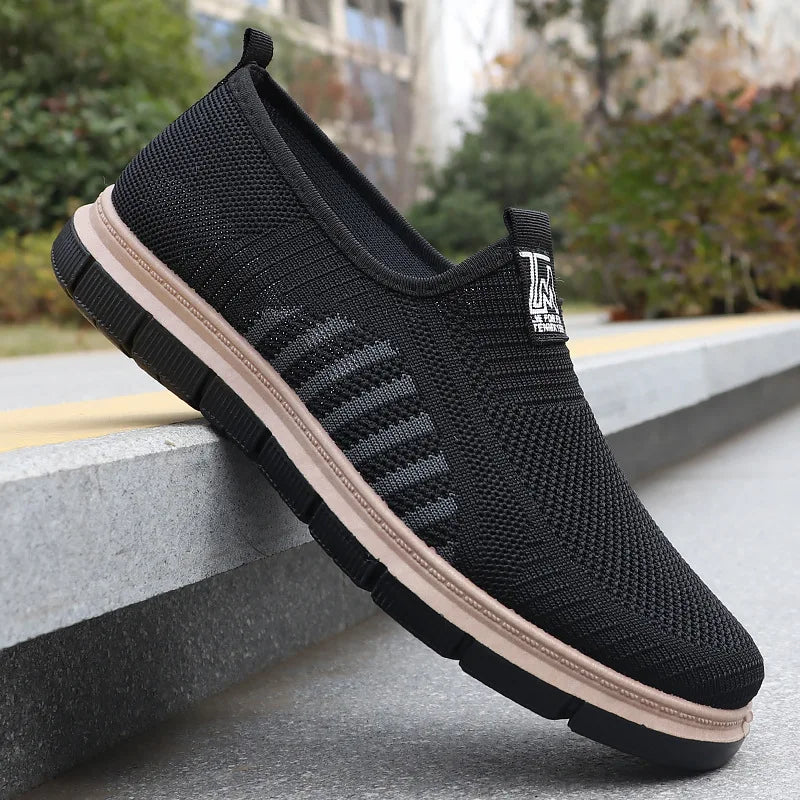 Baskets homme sans lacets semelle épaisse