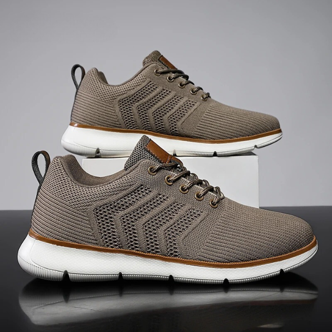 Baskets homme tricotées