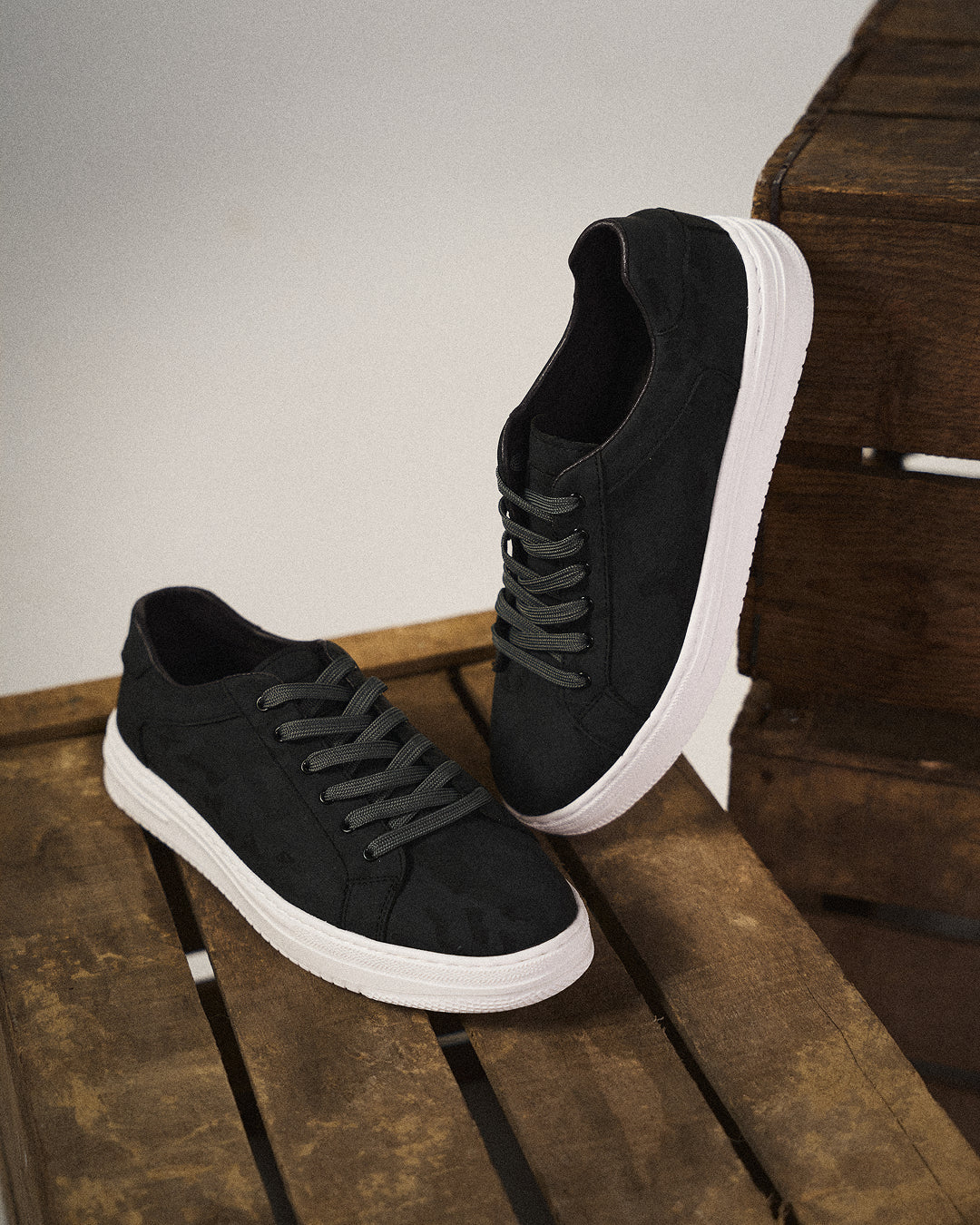 Baskets homme urbaines à lacets
