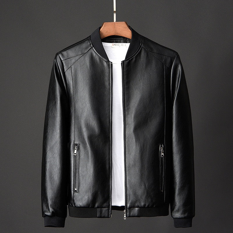 Blouson bomber homme col montant