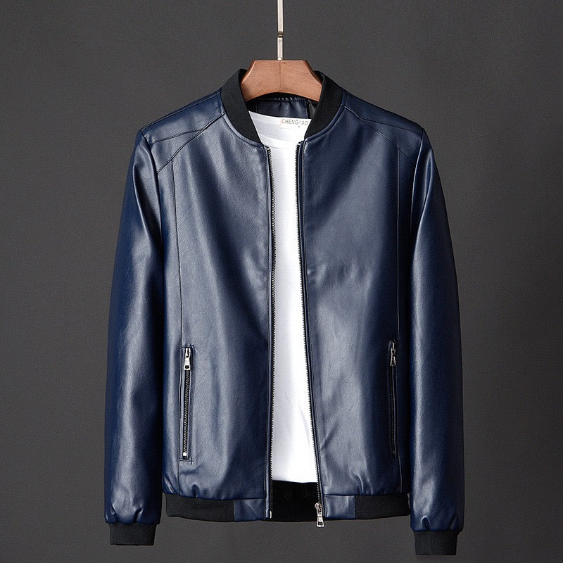 Blouson bomber homme col montant