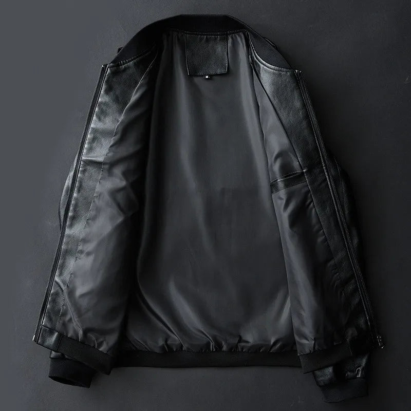 Blouson bomber homme col montant