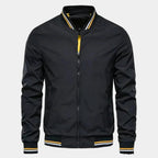 Blouson bomber homme zippé col montant