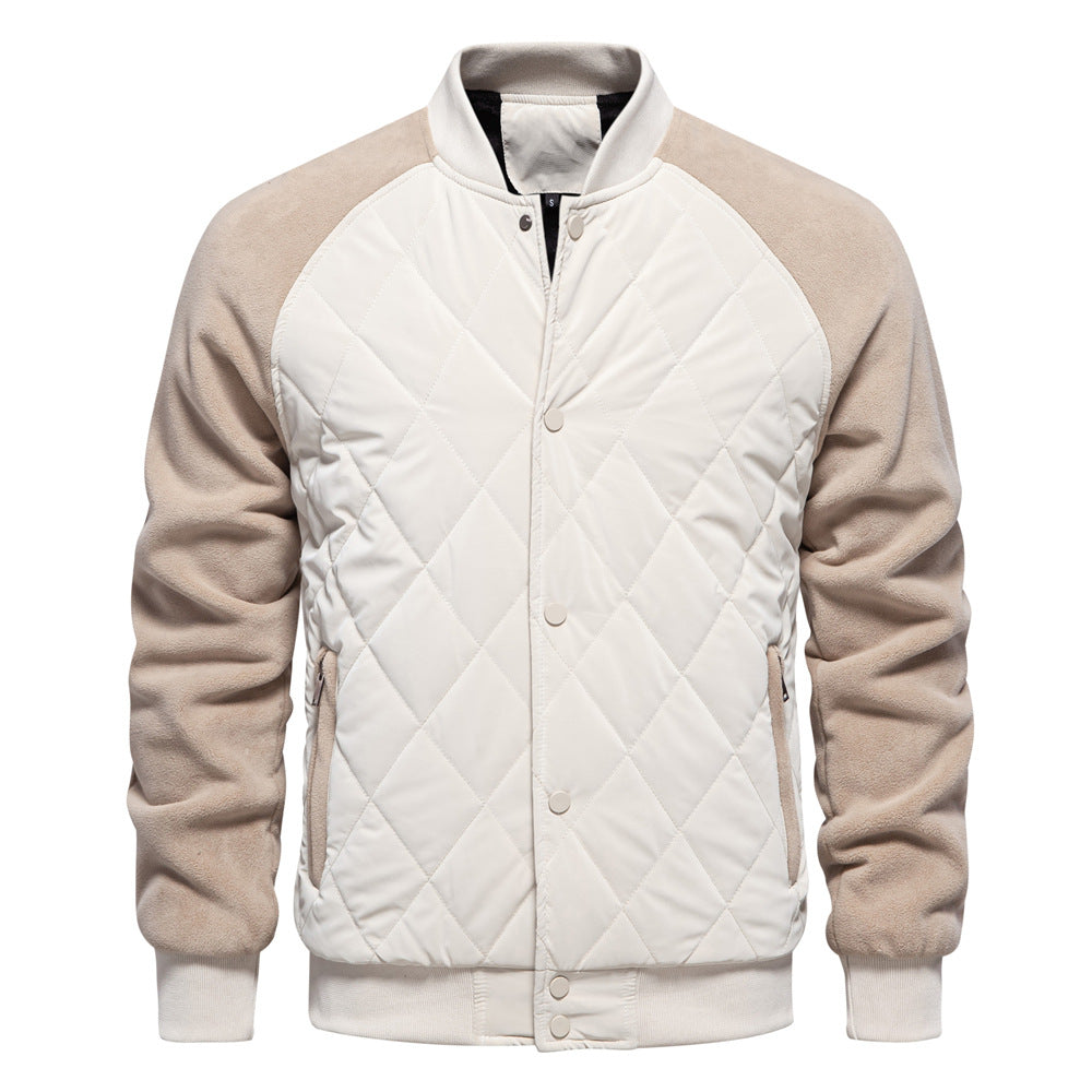 Blouson homme matelassé boutonné