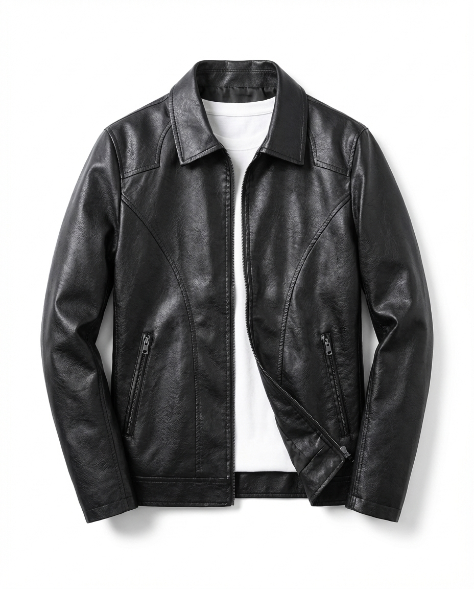 Blouson homme zippé col classique