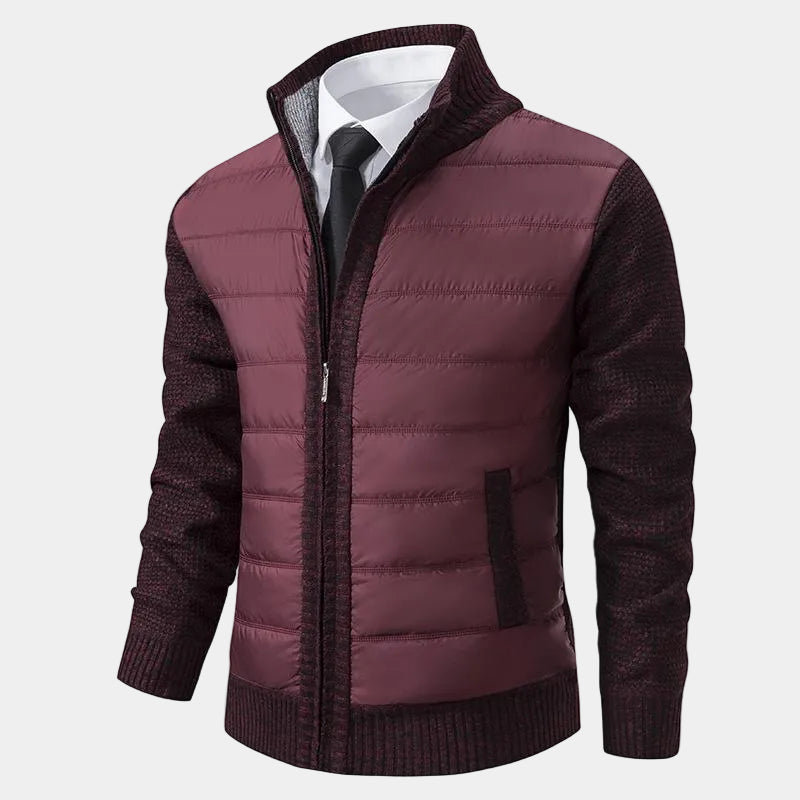 Blouson homme zippé matelassé