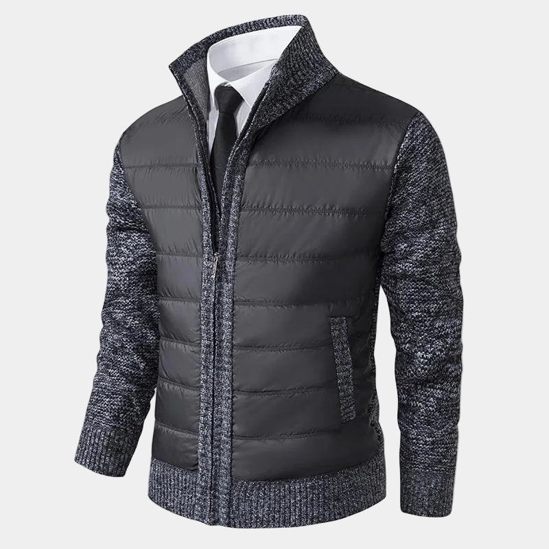Blouson homme zippé matelassé
