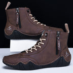 Bottes montantes à lacets pour homme