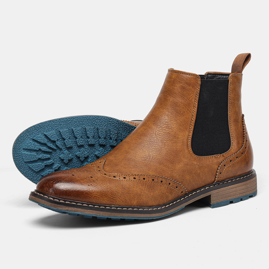 Bottines Chelsea homme à Bout arrondi