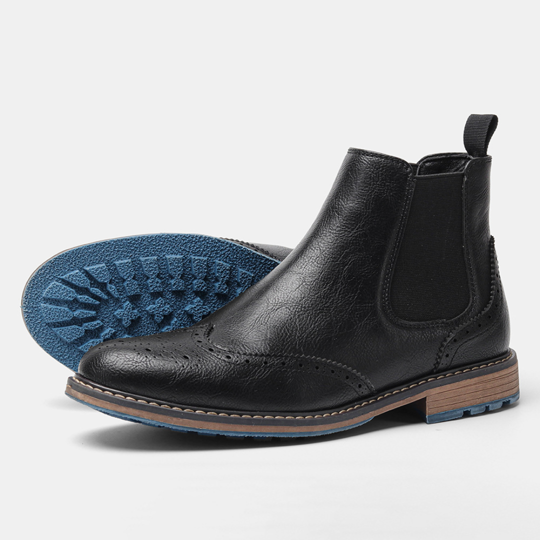Bottines Chelsea homme à Bout arrondi