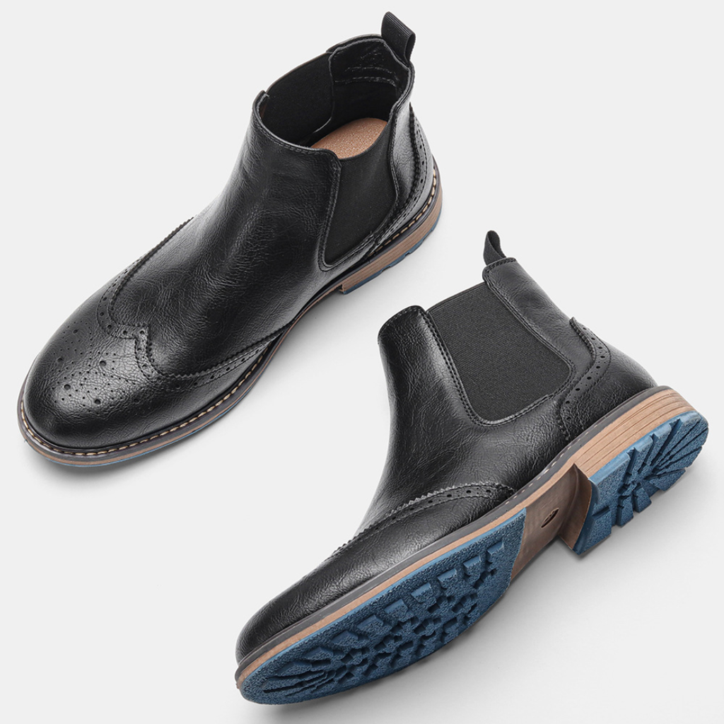 Bottines Chelsea homme à Bout arrondi