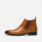 Bottines Chelsea homme texturées