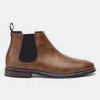 Bottines homme à empiècements élastiques