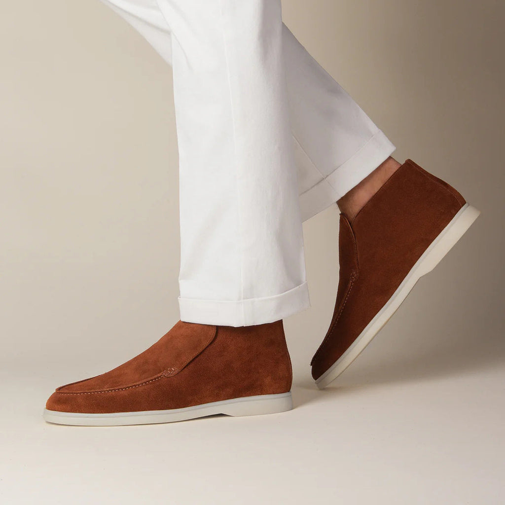Mocassins homme tige montante