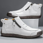 Bottines homme à fermeture zippée
