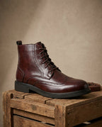 Bottines homme richelieu à lacets