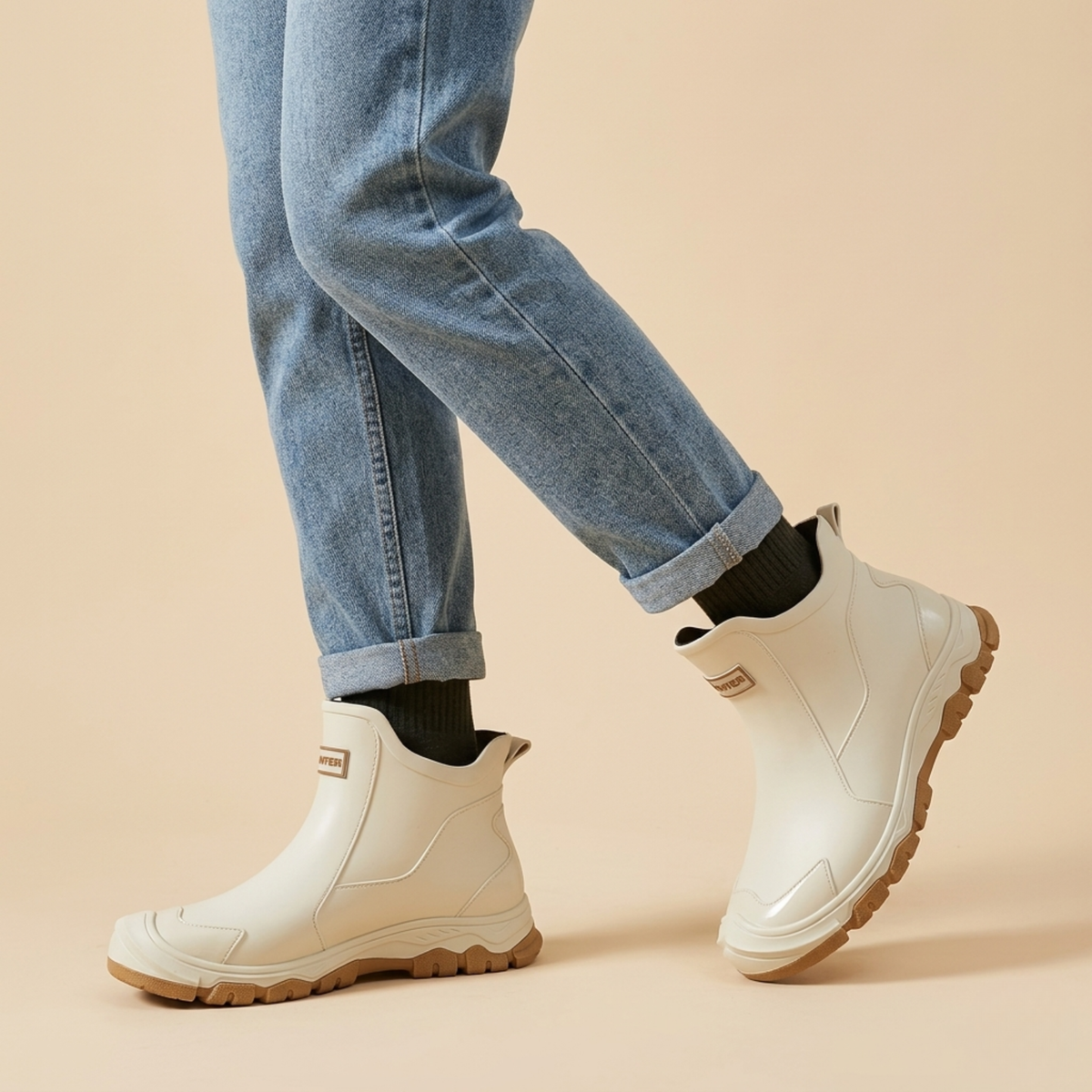 Bottines homme semelle crantée