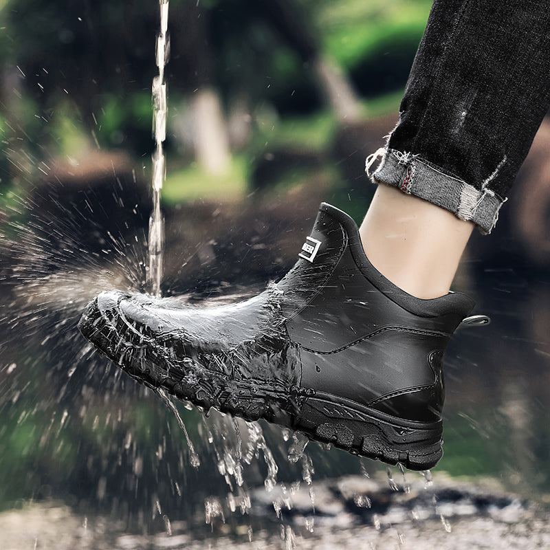 Bottines homme semelle crantée