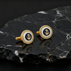 Boutons de manchette nautiques pour hommes