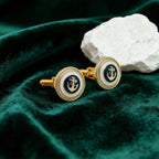 Boutons de manchette nautiques pour hommes